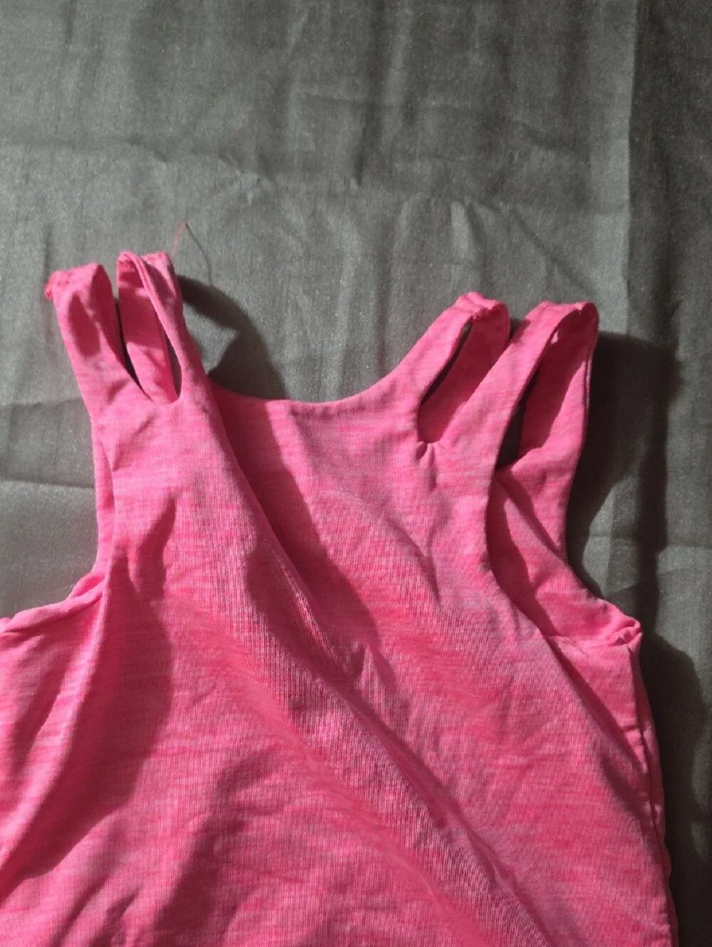 Girls Pink Active Tank and Skirt Set